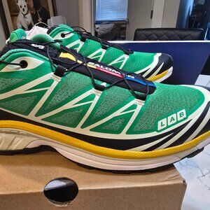 Salomon XT-6 Men's Bright Green Sulphur 475831 Hiking Trail Mens Size 13 NEW